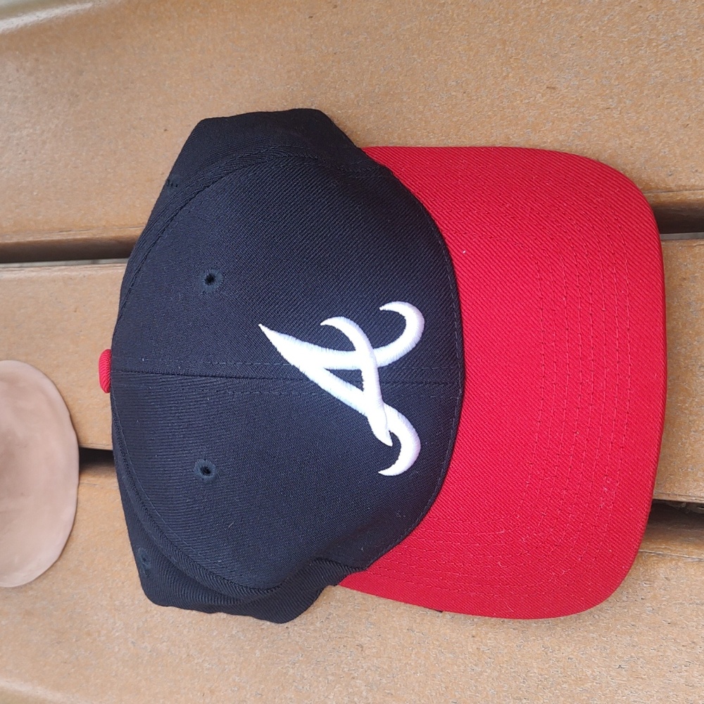 Vintage Grossman Caps MLB Atlanta Braves Classic 100% Wool Strapback Cap Hat OS